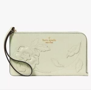 Kate Spade Lucy Floral Medium L-zip Wristlet